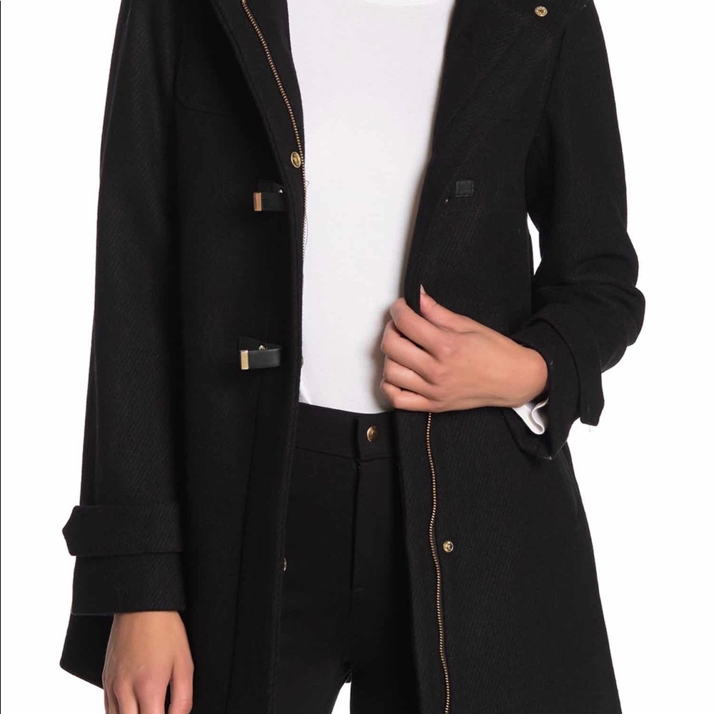 🟣 AMAZING DEAL! Women Cole Hann Wool Coat - Picture 4 of 9